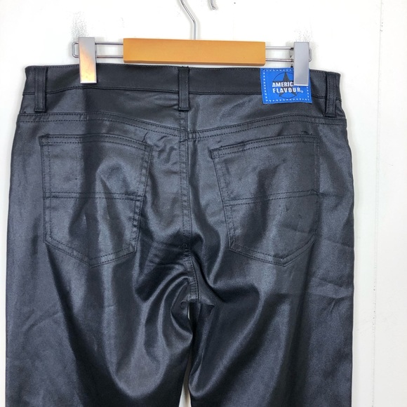 Vintage Bubblegum American Flavour Black Satin Pants Sz 32 - Picture 11 of 14
